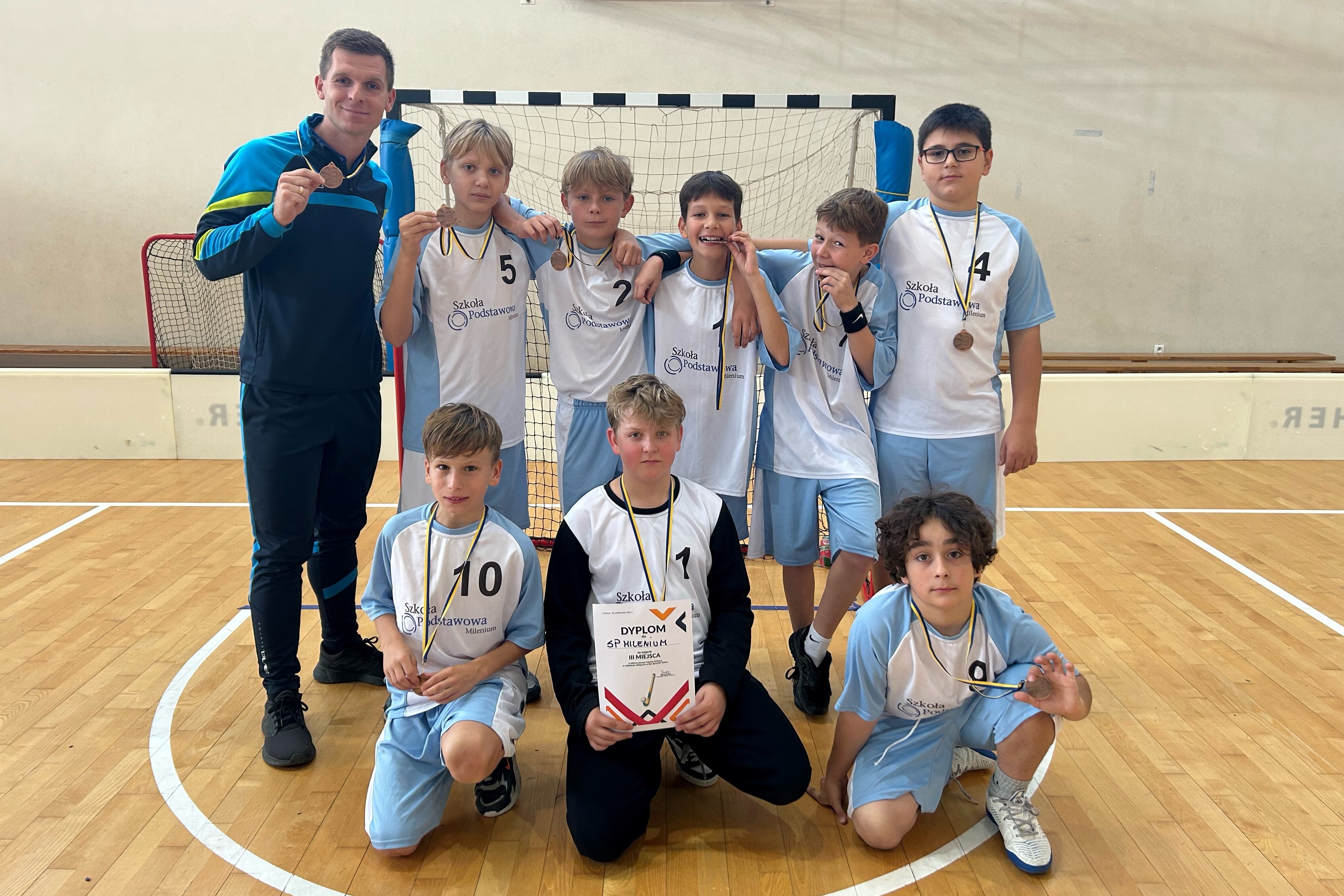 Kolejny brązowy medal w Mistrzostwach Gniezna w unihokeju chłopców